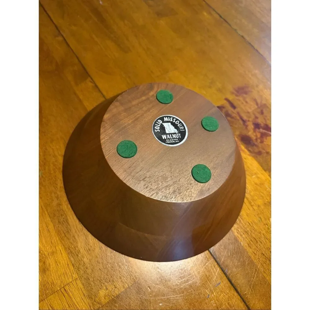 Vintage Solid Burl Walnut 9
